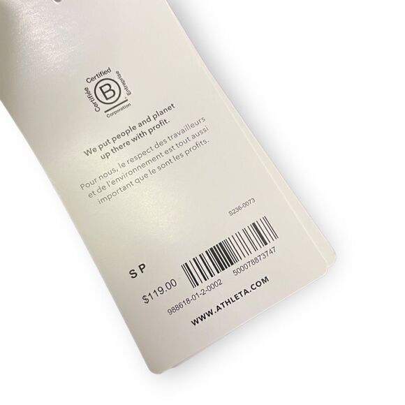 Athleta Pink Striped Coastline One Piece Swimsuit Medium Coverage - Picture 7 of 12